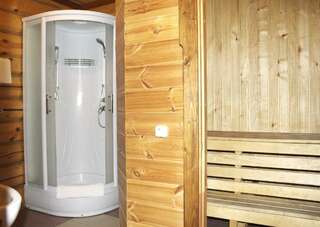 Гостиница Колыба Тверь Двухместный номер в деревянном коттедже с сауной и камином-7